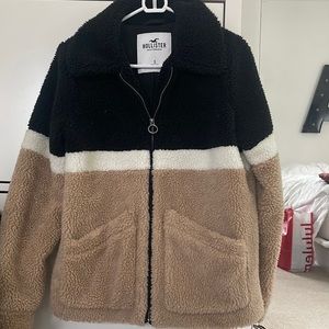 Hollister Oversized Collared Teddy Jacket